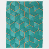 幾何学的 フリースブランケット (正面)