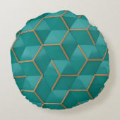 幾何学的 ラウンドクッション (裏面)