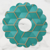 幾何学的 ワイングラスタグ (正面)