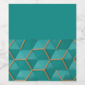 幾何学的 ワインラベル (シングルラベル)