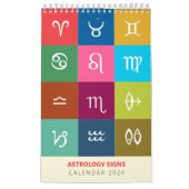 幾何学的〔占星術の〕十二宮図: 12ラシュ&その意味 カレンダー (カバー)