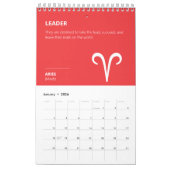 幾何学的〔占星術の〕十二宮図: 12ラシュ&その意味 カレンダー (1月 2026)