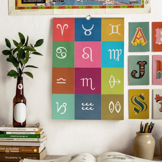 幾何学的〔占星術の〕十二宮図: 12ラシュ&その意味 カレンダー