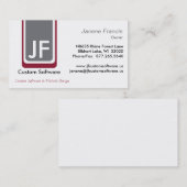 幾何学的 名刺 (正面/裏面)