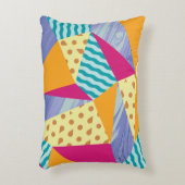 幾何学的、抽象芸術要素：シームレスな装飾 アクセントクッション (正面(垂直))