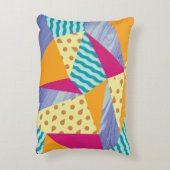 幾何学的、抽象芸術要素：シームレスな装飾 アクセントクッション (裏面(縦))