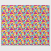 幾何学的、抽象芸術要素:シームレスな装飾 ラッピングペーパー (フラット)