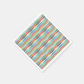 幾何学的、抽象芸術。 スタンダードカクテルナプキン (角)