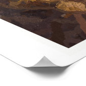 幾何学的,抽象芸術,ポートレート,モナリザポスター ポスター (角)