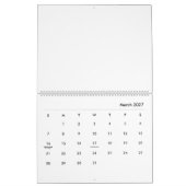 幾何学的#2 カレンダー (3月 2027)