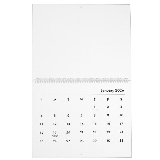 幾何学的#2 カレンダー (1月 2026)