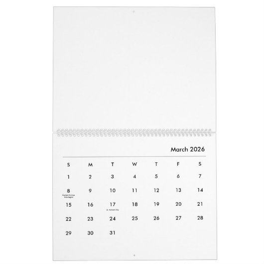 幾何学的#2 カレンダー (3月 2026)