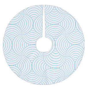 幾何学的#2 ブラッシュドポリエステルツリースカート