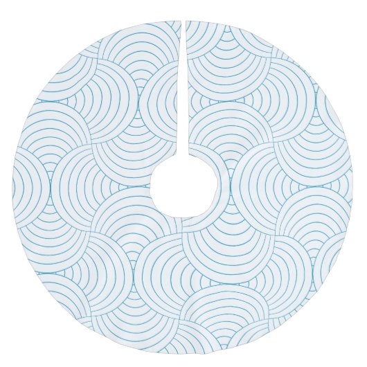 幾何学的#2 ブラッシュドポリエステルツリースカート (正面)