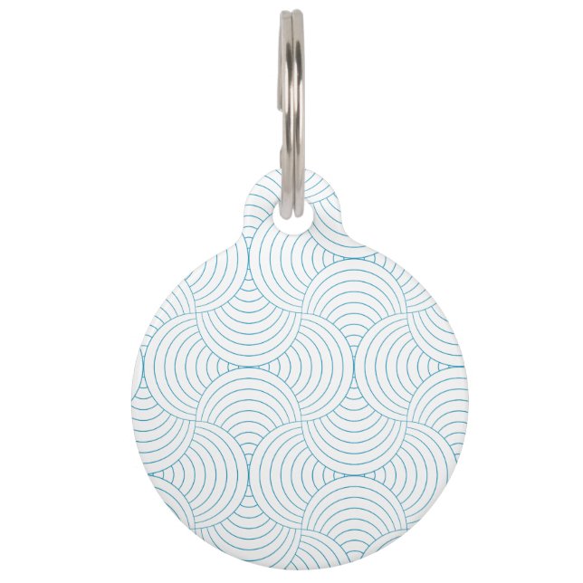 幾何学的#2 ペット　ネームタグ (正面)