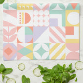 幾何学的#32 キッチンタオル (折り畳み)