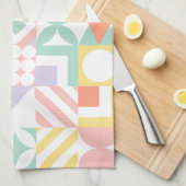 幾何学的#32 キッチンタオル (四つ折り)