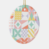 幾何学的#32 セラミックオーナメント (右)