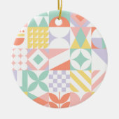 幾何学的#32 セラミックオーナメント (正面)