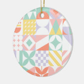 幾何学的#32 セラミックオーナメント (左)