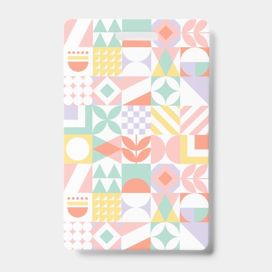 幾何学的#32 バッジ (表面)