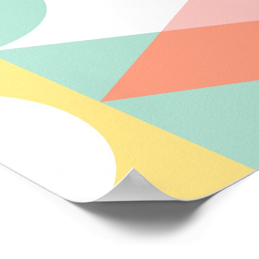 幾何学的#32 ポスター (角)