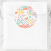 幾何学的#32 ラウンドシール (バッグ)