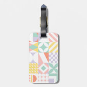 幾何学的#32 ラゲッジタグ (裏面縦)