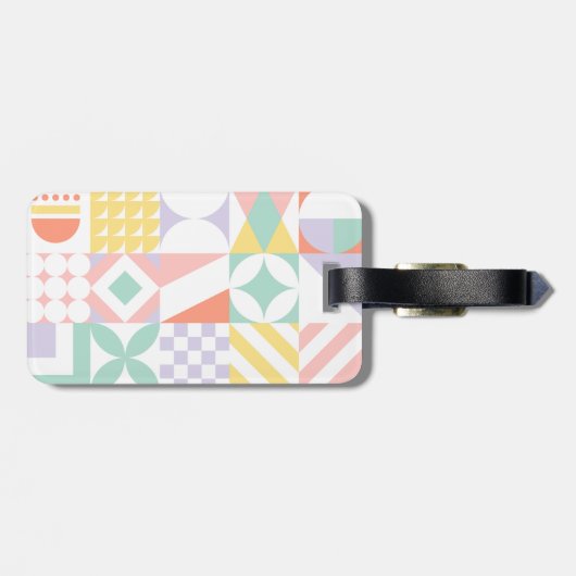 幾何学的#32 ラゲッジタグ (裏面横)