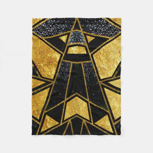 幾何学的#929 フリースブランケット (正面)