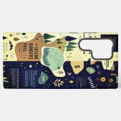幾何学的 SAMSUNG GALAXYケース (裏面横)