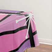 幾何学的MCM抽象芸術ピンク紫 テーブルクロス (インサイチュ)