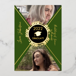 幾何学目盛り金ゴールドプレス発表 箔招待状