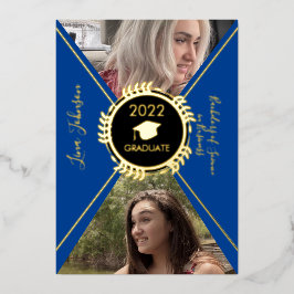 幾何学目盛り金ゴールドプレス発表 箔招待状