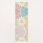 幾何学瞑想花名感謝マンダラ ヨガマット (正面)