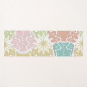 幾何学瞑想花名感謝マンダラ ヨガマット (正面(横))