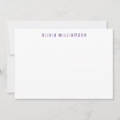 幾何学矢印ピンクノートカード ノートカード (正面)