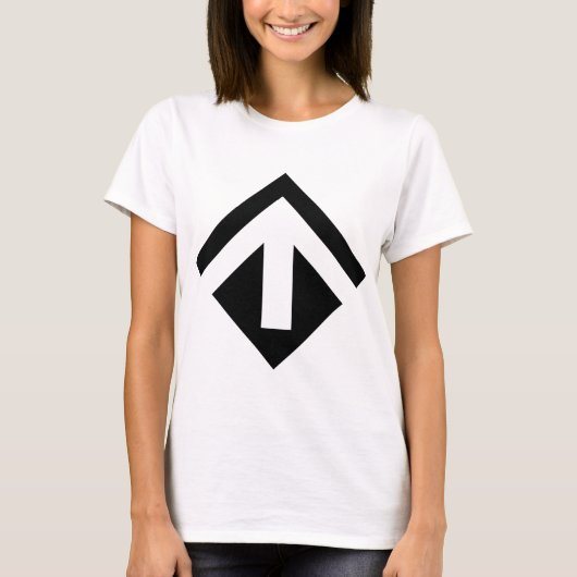 幾何学矢印02 Tシャツ (正面)