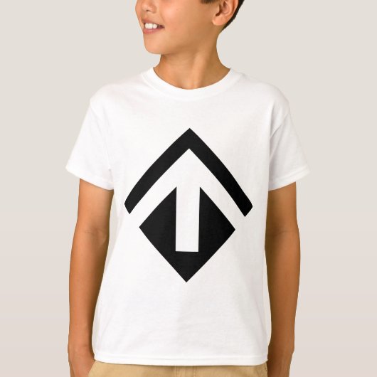 幾何学矢印02 Tシャツ (正面)