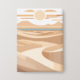 幾何学砂漠 缶バッジ