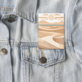 幾何学砂漠 缶バッジ (インサイチュ)