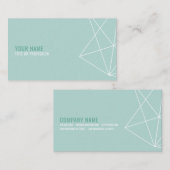 幾何学線模様名刺 名刺 (正面/裏面)