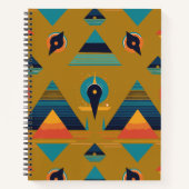 幾何学緩和曲線ノートブック ノートブック (正面)