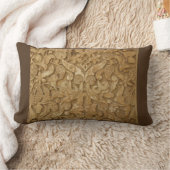 幾何学自然腰まくら33 cm x 53 c ランバークッション (ブランケット)