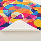 幾何学色の感情 シェルパブランケット (3/4)