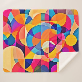 幾何学色の感情 シェルパブランケット