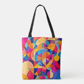 幾何学色の感情 トートバッグ (裏面)