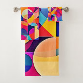 幾何学色の感情 バスタオルセット (インサイチュ)