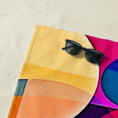 幾何学色の感情 ビーチタオル (インサイチュ)