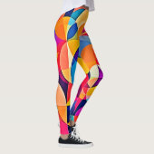 幾何学色の感情 レギンス (右)